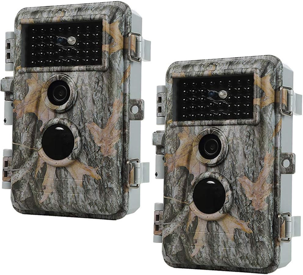 3 Pack 20MP 1296P Night Vision Motion Activated Hunting Camera M2685