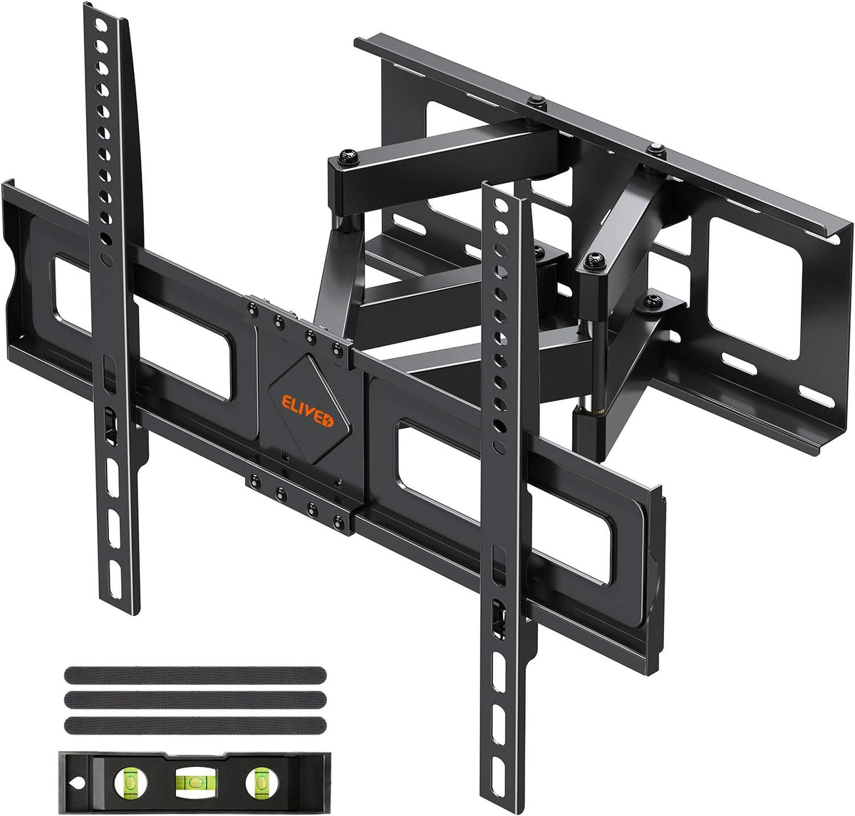 TV Wall Mount Swivel and Tilt Full Motion, Dual Arms, Max VESA 600x400mm, 99 lbs, Pack of 2 O877424