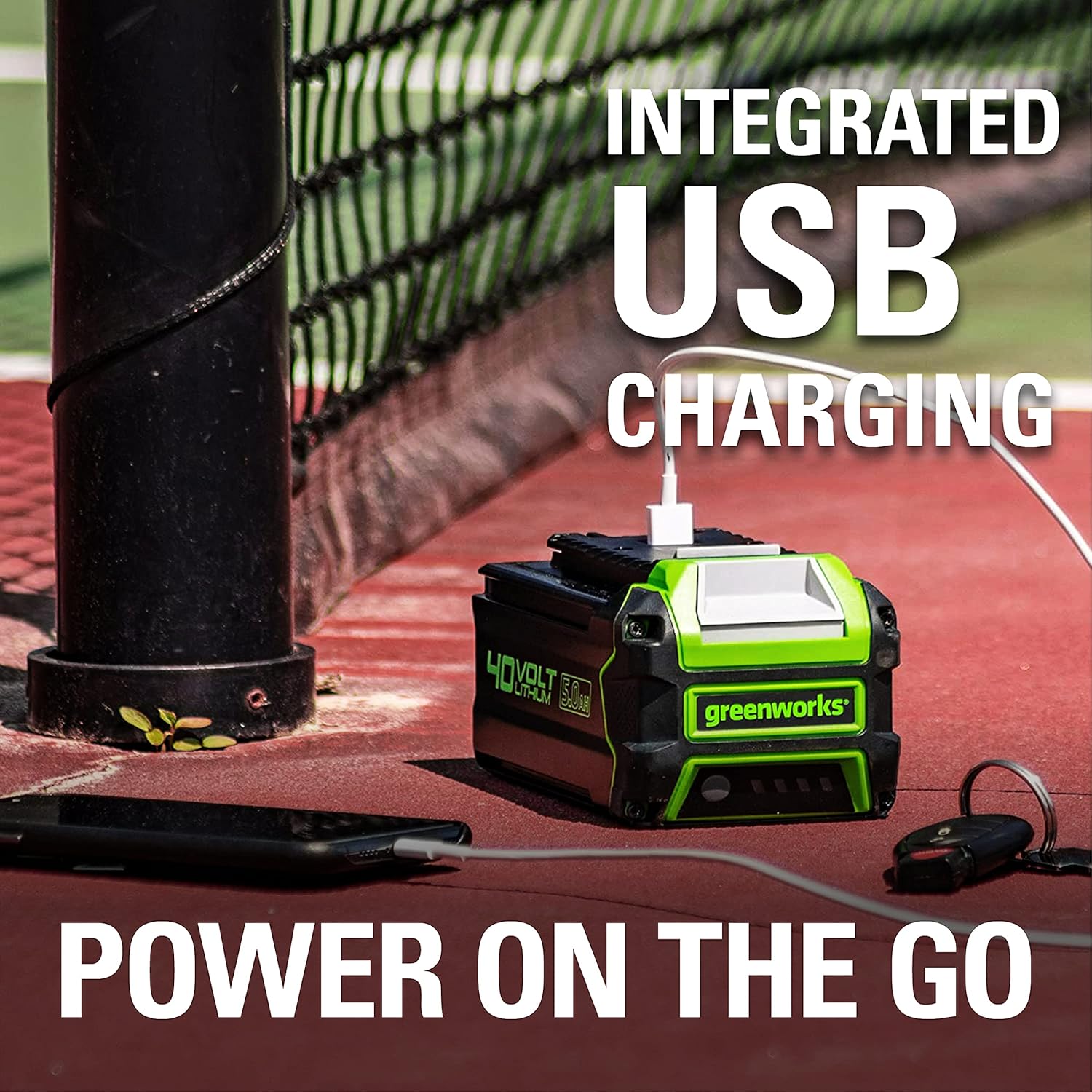 40V 5.0Ah USB Lithium-Ion Battery H192272