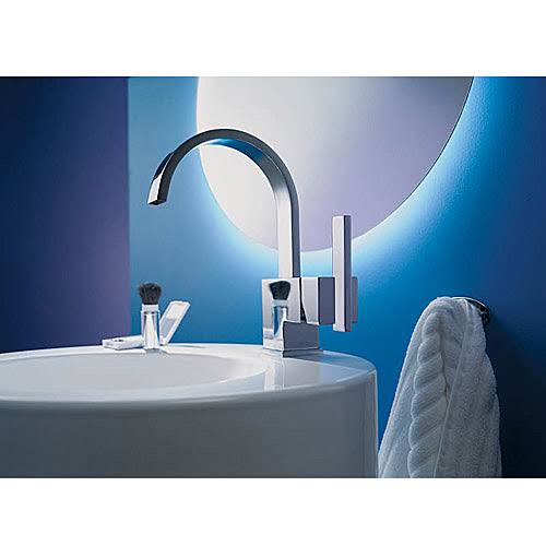 Brushed Nickel Single Hole Vessel Faucet G2486