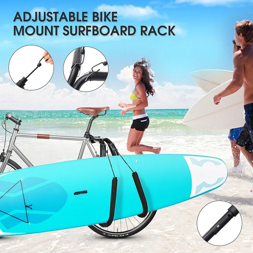 Surfboard Bicycles Carrier Rack Bike Skimboard Side Kiteboard Holder B30513