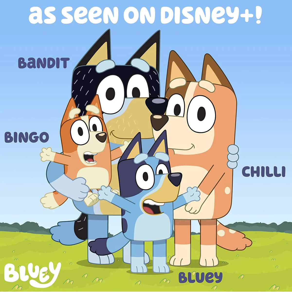 Bluey Decorate Your Own Reusable BPA-Free Water Bottle with Repositionable Stickers U8284
