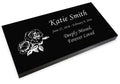 Black Granite Engraved Memorial Headstone N81744