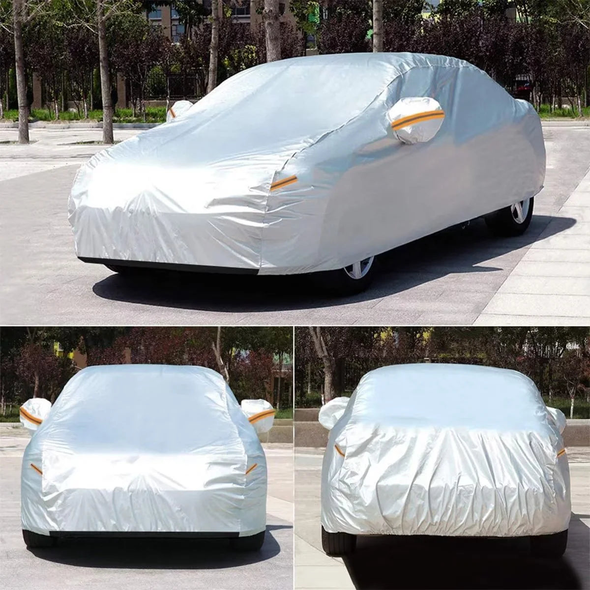 Silver Waterproof SUV Car Cover B50645