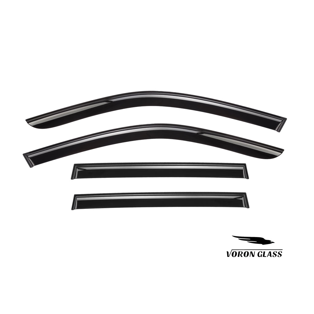 6 Pieces Glass Rain Guards for Subaru Forester Y838