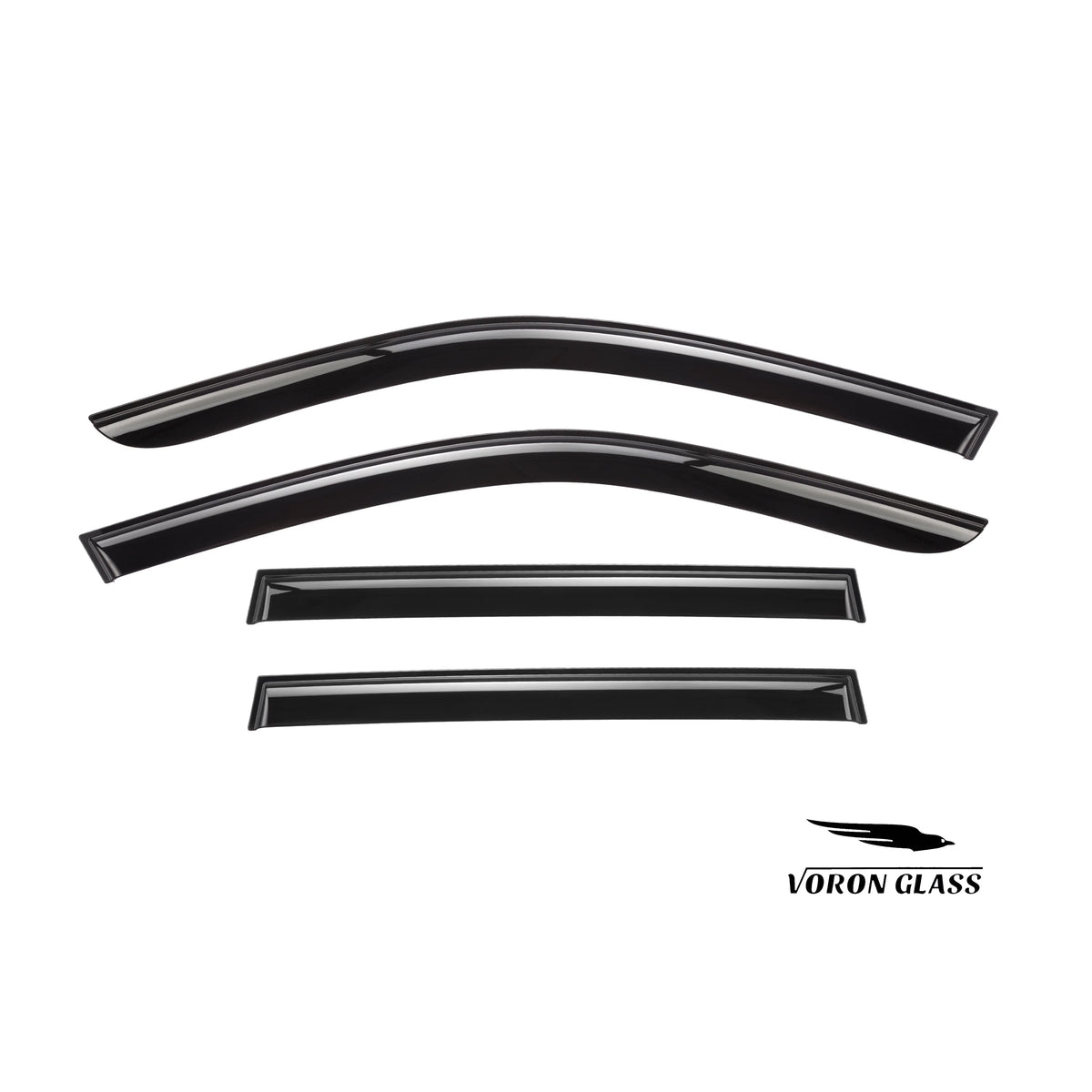 6 Pieces Glass Rain Guards for Subaru Forester Y838