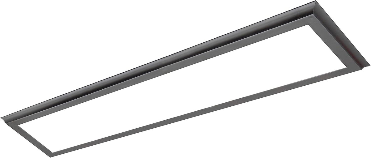 LED Linear Surface Mount Light, 1ft x 4ft, White, 3000K L520