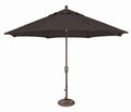 Black Octagon Push Button Tilt Market Umbrella K11658