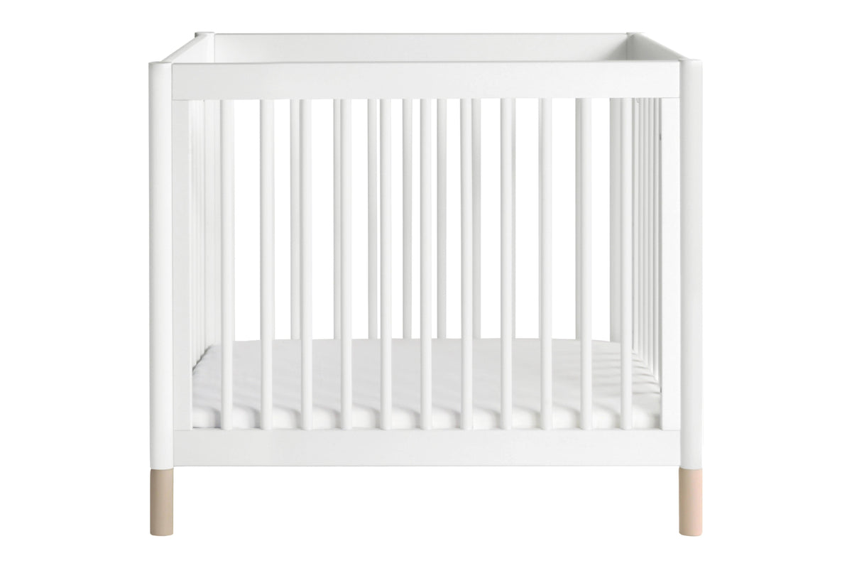 Washed Natural White 2-in-1 Mini Crib and Twin Bed K5260