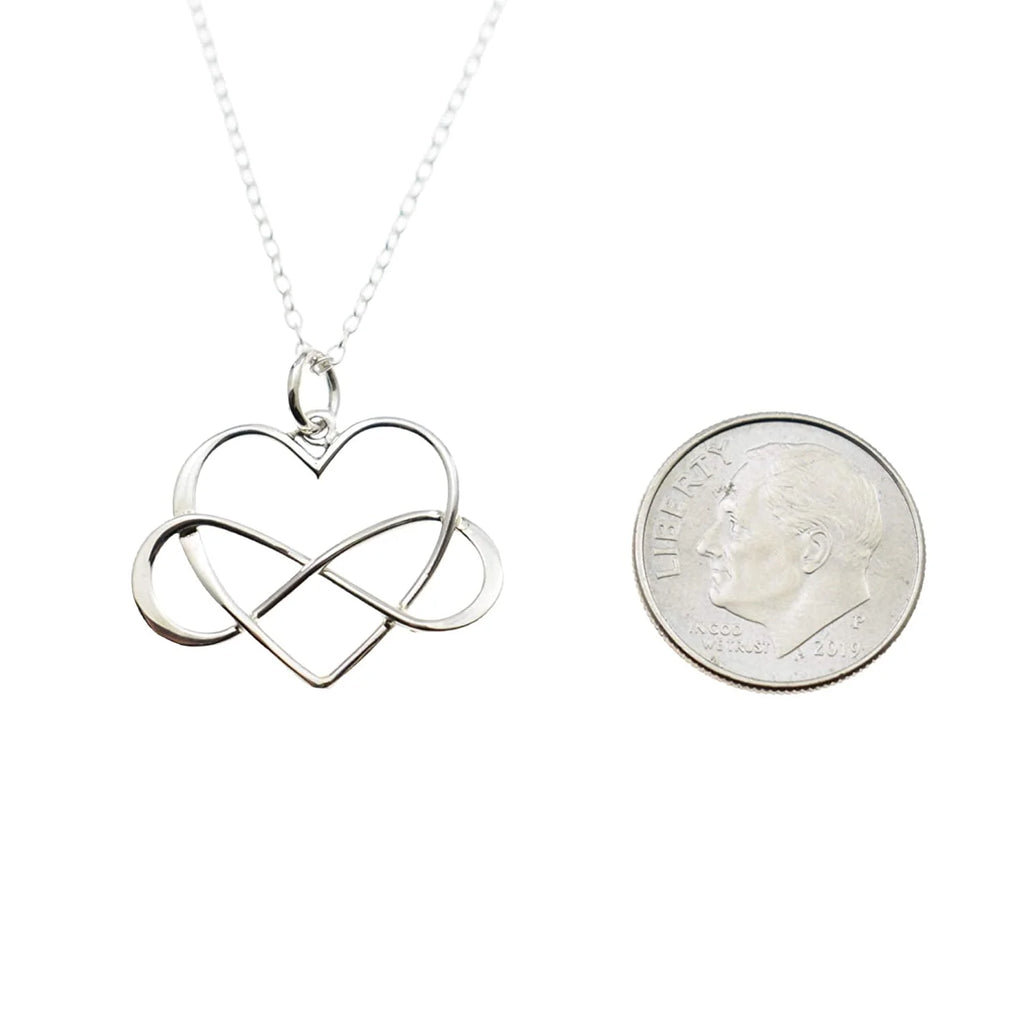 Sterling Silver Heart Necklace A722569