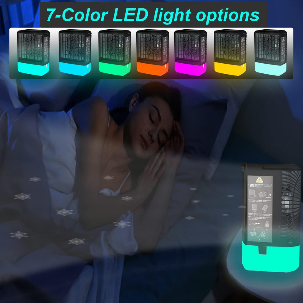 Portable Air Cooler Fan with 4000mAh Battery and Remote O5460
