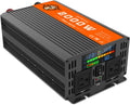 2000 Watts 12V to 110V Modified Sine Wave Power Inverter with Dual AC Outlets and USB Port B526991