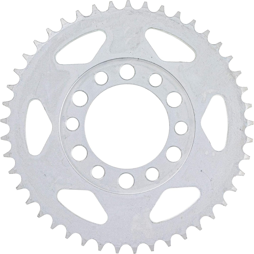 Drive Sprocket Chain Combo Front 16 Rear 45 Tooth 428HZ Standard 112 Links Pack of 2 Y1599