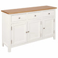 Solid Oak Wood Sideboard V656604