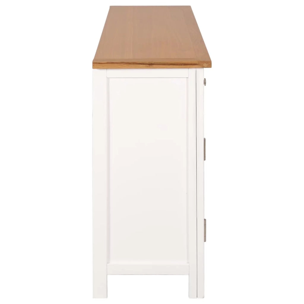 Solid Oak Wood Sideboard V656604
