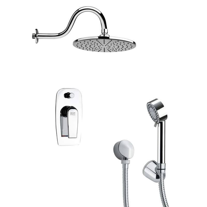 Chrome Round Shower System I48006