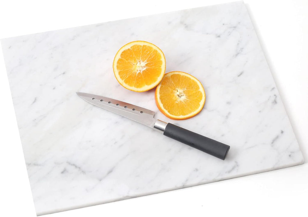 Natural Marble Cutting Board, Carrara White 12x16 Pack of 2 V853314