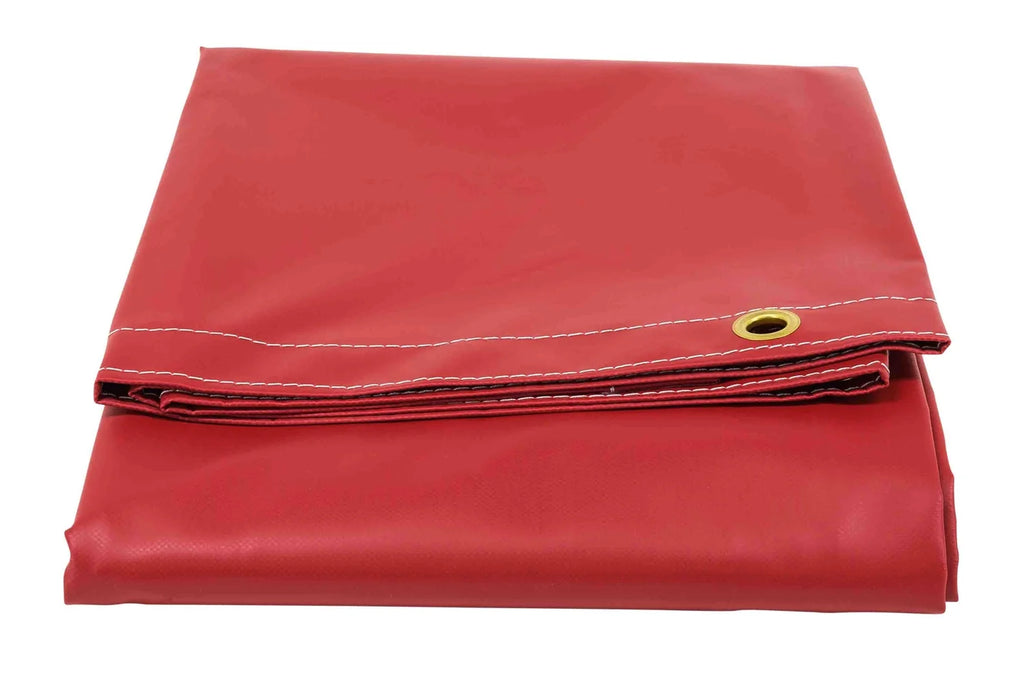 Red 18oz Vinyl Utility Tarp Waterproof S513700