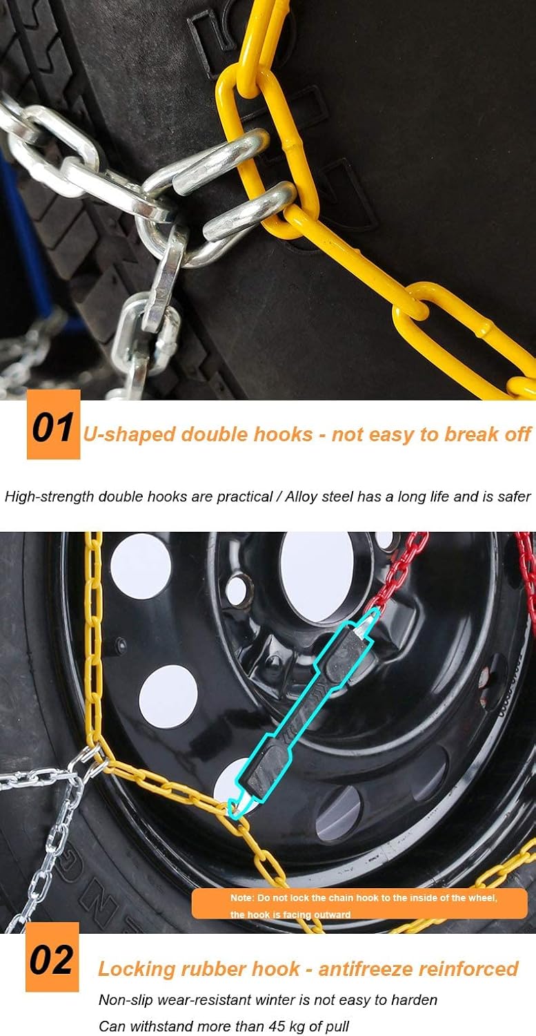 Alloy Snow Chain Tire Chain Set of 2 S931152