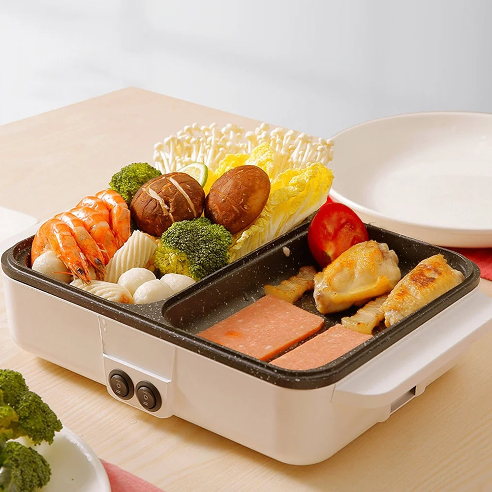 Electric Grill Pan 2L 1200W Barbecue Machine T177