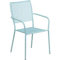 Blue Stacking Patio Dining Armchair C2883