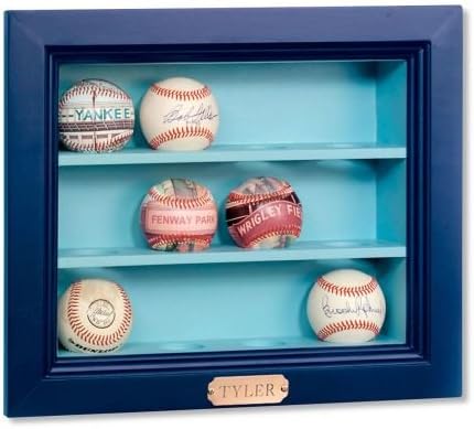 Wooden Baseball Display Case for 12 Regulation Baseballs B7265