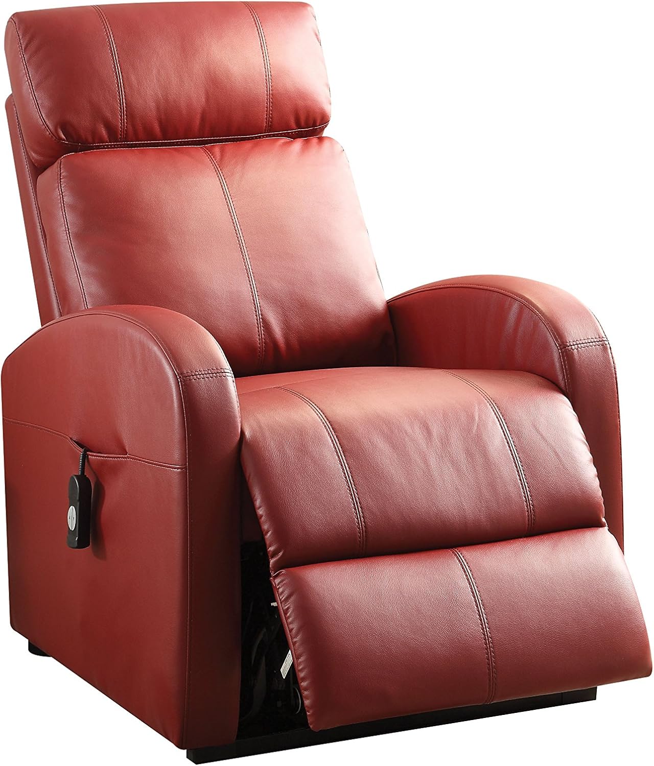 Dark Gray PU Recliner with Power Lift A328