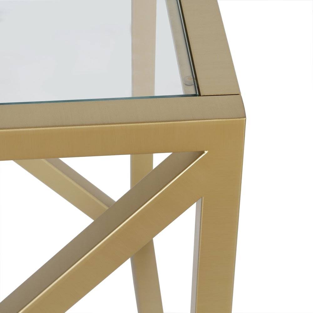 Brass Side Table P195