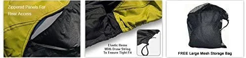 Yellow/Black Trailerable Jet Ski Cover with Storage Bag Z945326