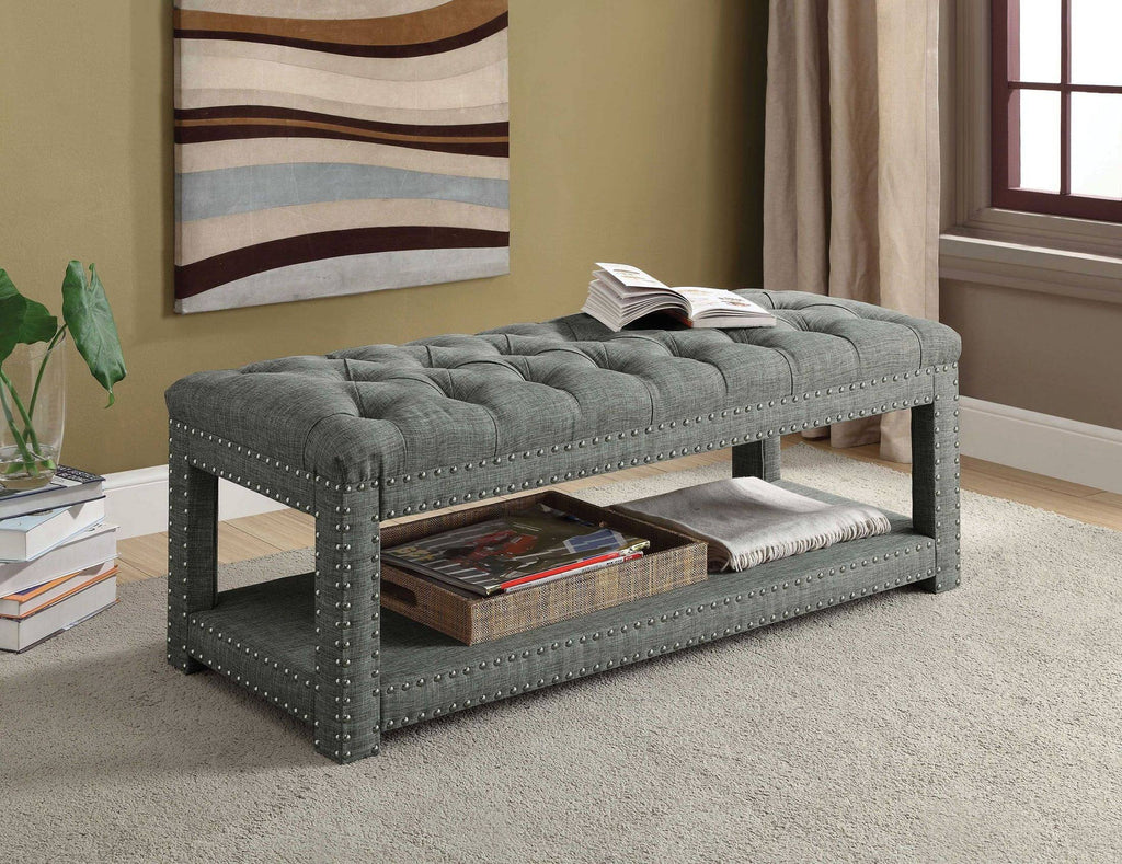 Light Gray Small Bench W805