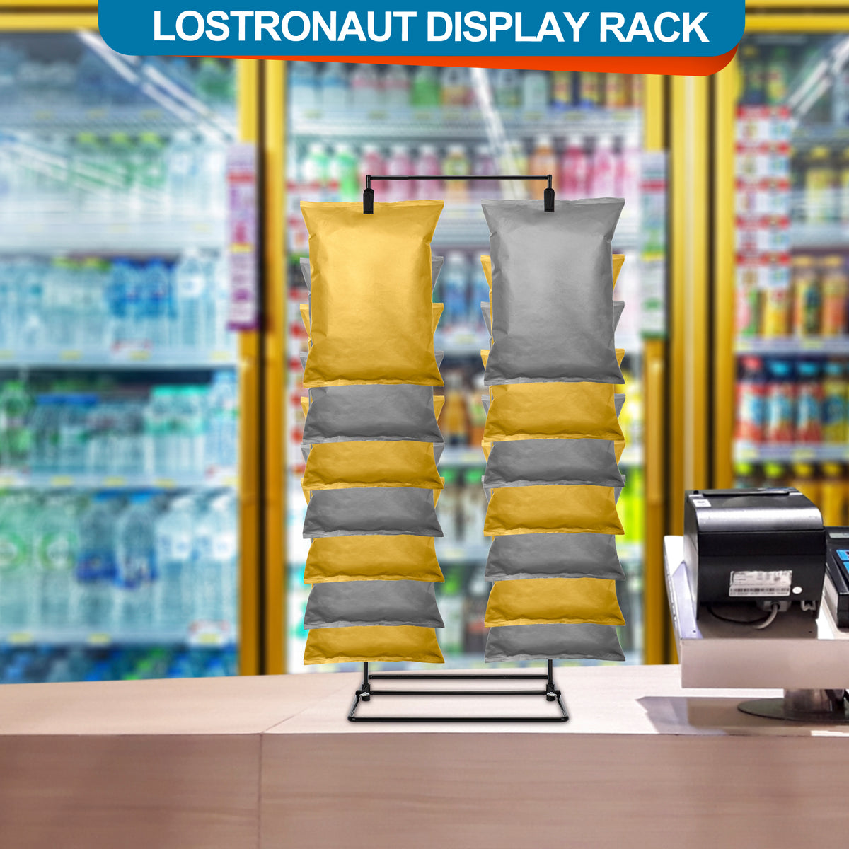 Countertop Display Stand for Chips, Candy, Snacks A9630