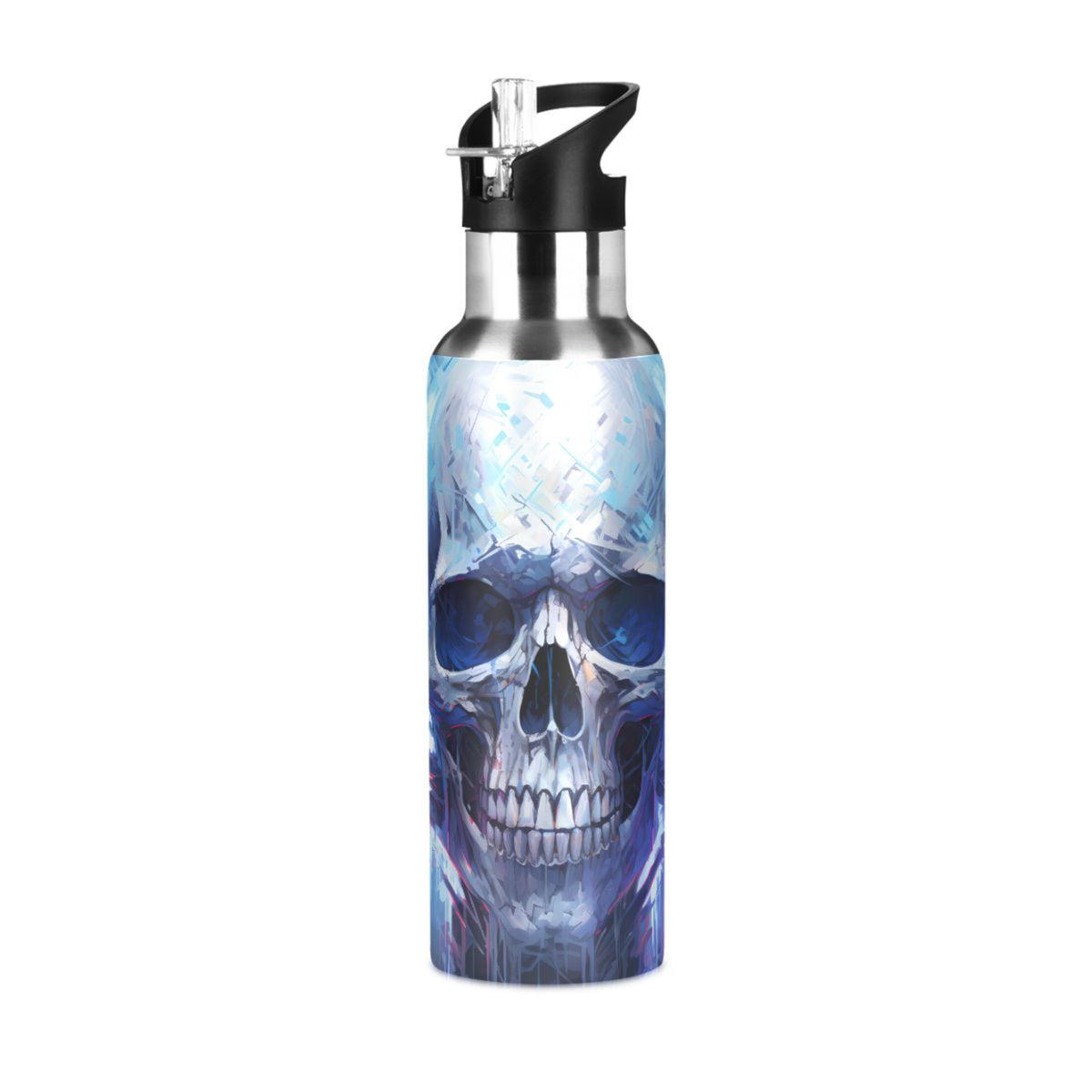 20 oz Insulated Stainless Steel Water Bottle with Straw Lid A973968