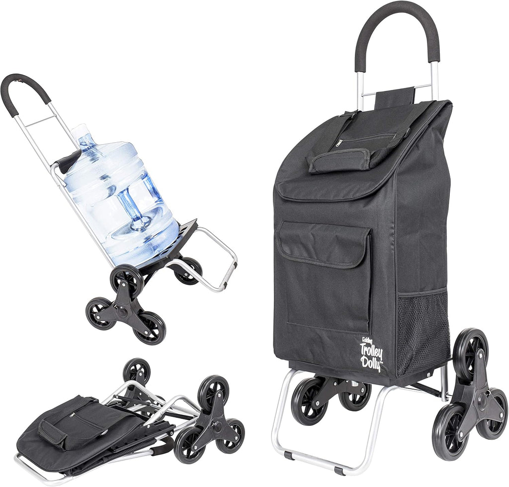 Blue 3 Wheels Folding Grocery Cart T450913