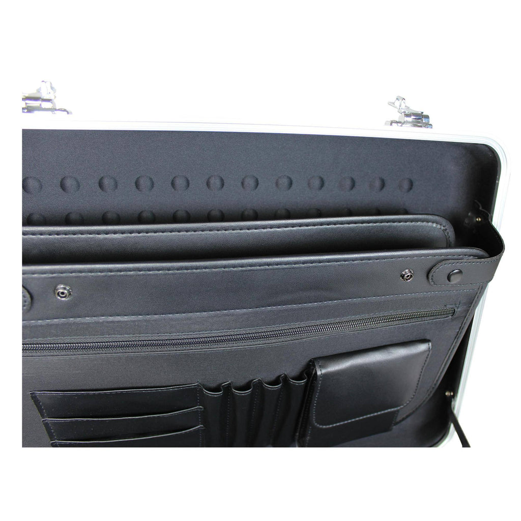 Aluminum Silver Laptop Attache Case L3346