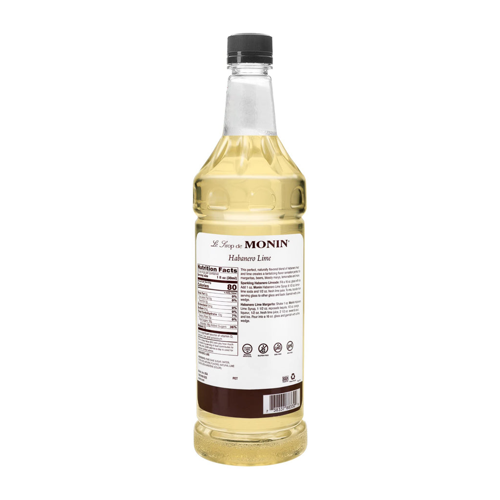 Habanero Lime Flavored Syrup, 33.8-Ounce Plastic Bottle Q73020