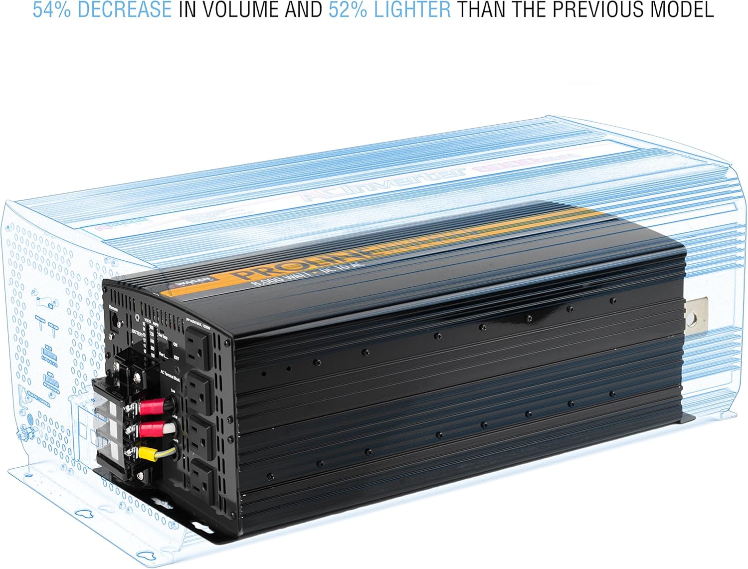 12V 8000 Watt Power Inverter with Remote Control N3267