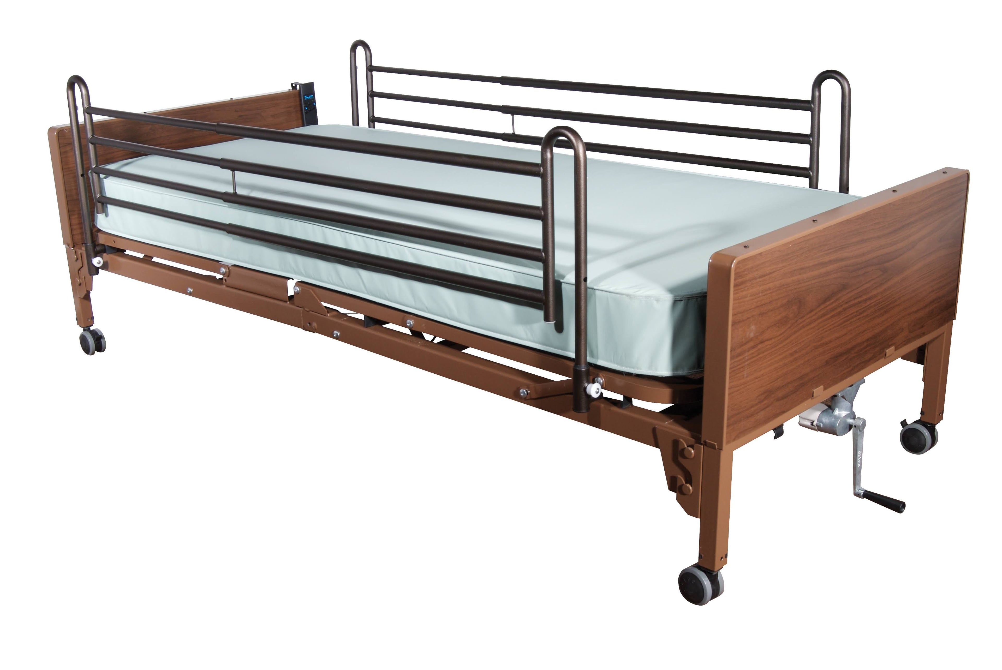 Full Electric Bed with Full Rails and Foam Mattress J3030