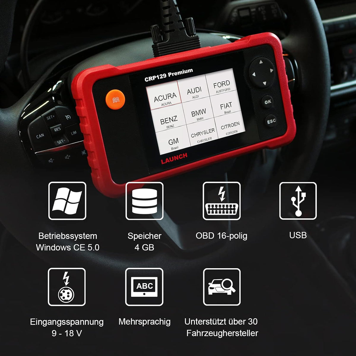 OBD2 Scanner Car Code Reader E282132