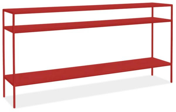 Scarlet Red Slim Console Table Z67467