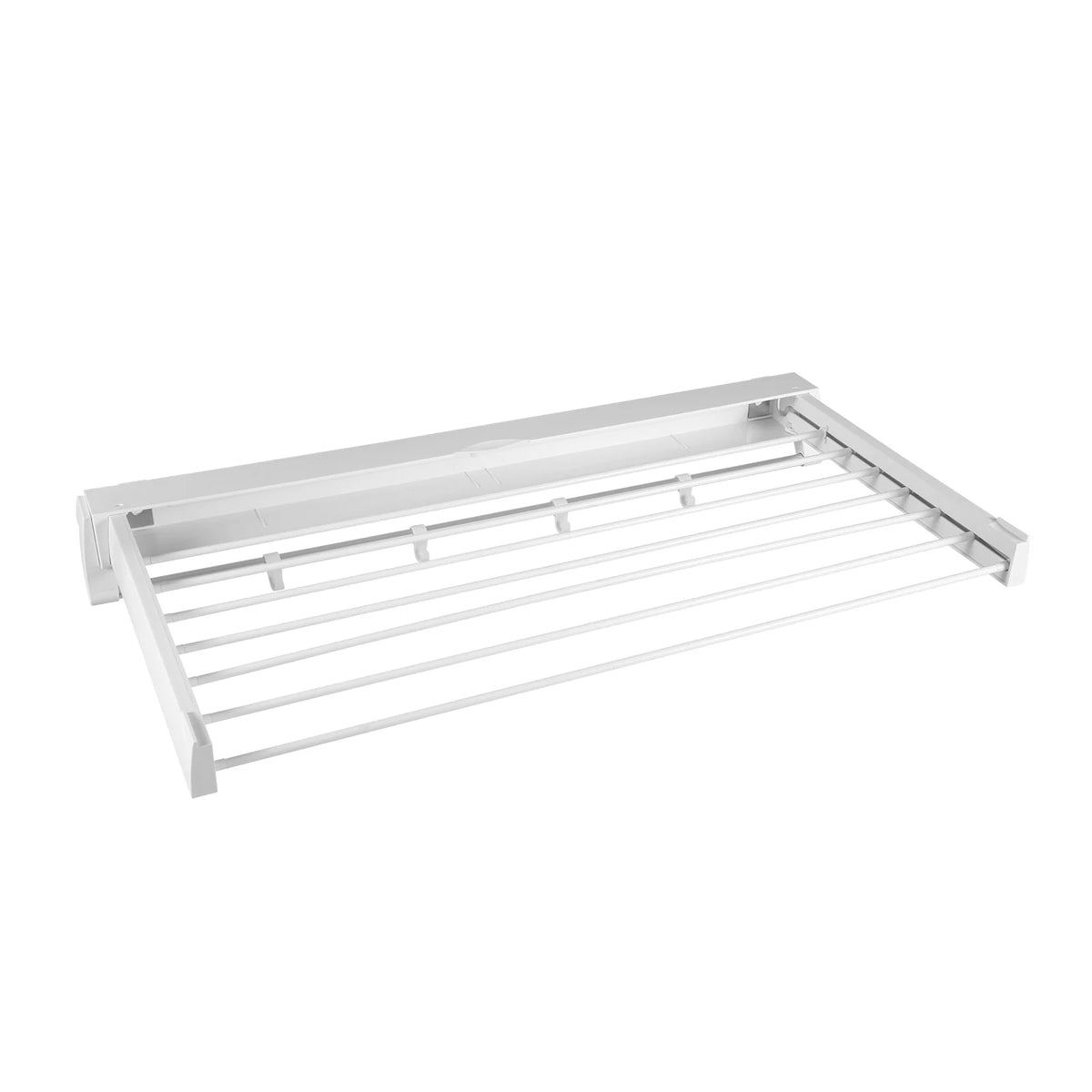 White Wall Mounted Foldable Clothes Drying Rack X322044