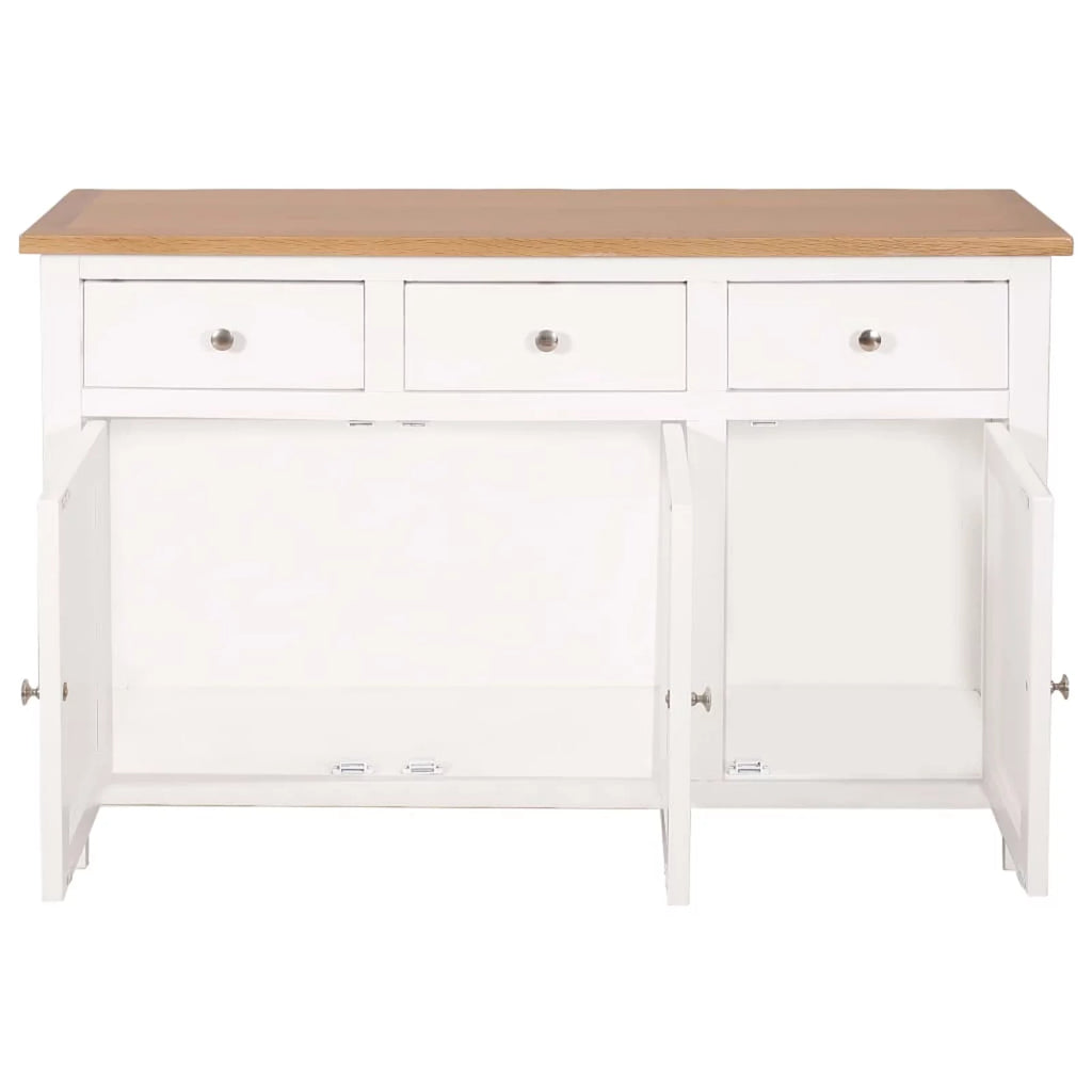 Solid Oak Wood Sideboard V656604