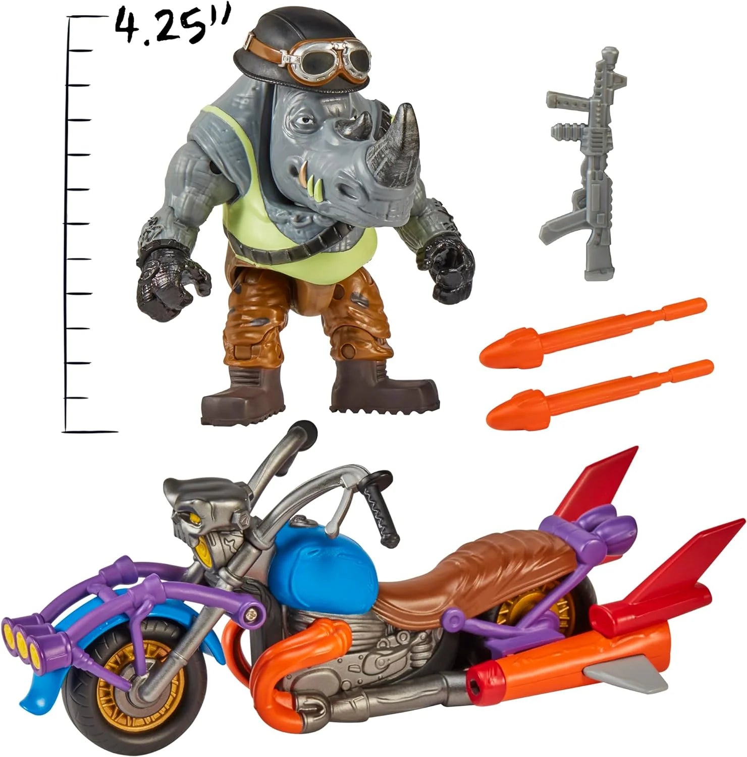 Chopper Cycle with Exclusive Rocksteady Figure M230