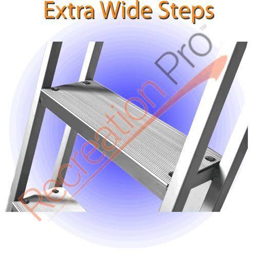 Heavy Duty Aluminum 4 Step Removable Boarding Ladder U30082