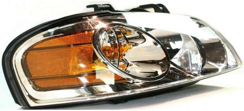 Passenger Side Headlight for Nissan Sentra 2004 2005 2006 Base S Model Pack of 2 T107
