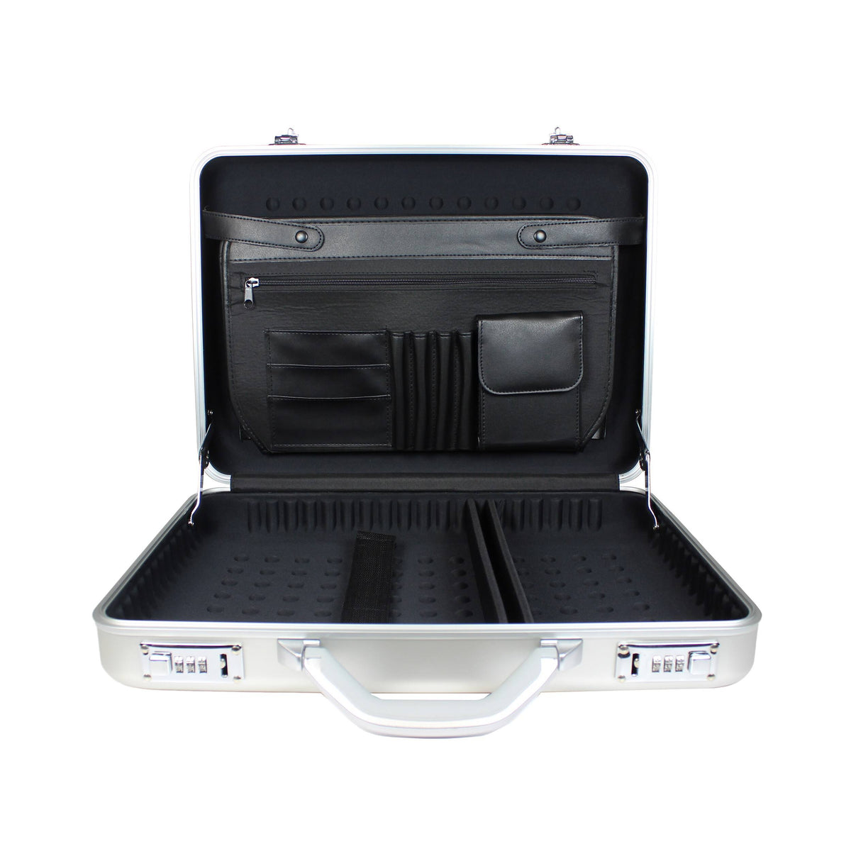 Aluminum Silver Laptop Attache Case L3346