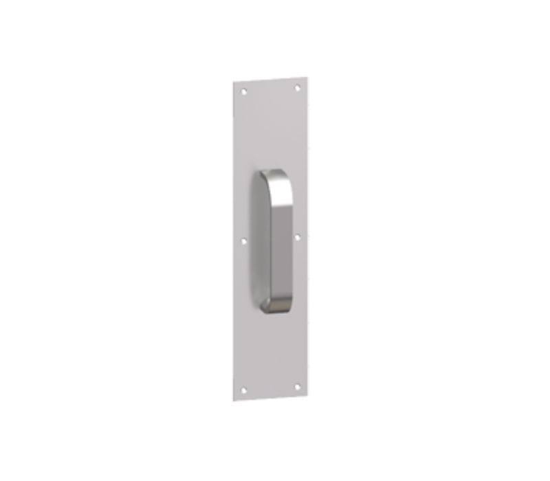 Satin Brass Blackened Satin Relieved Clear Coated Pulls and Push Plates K12908