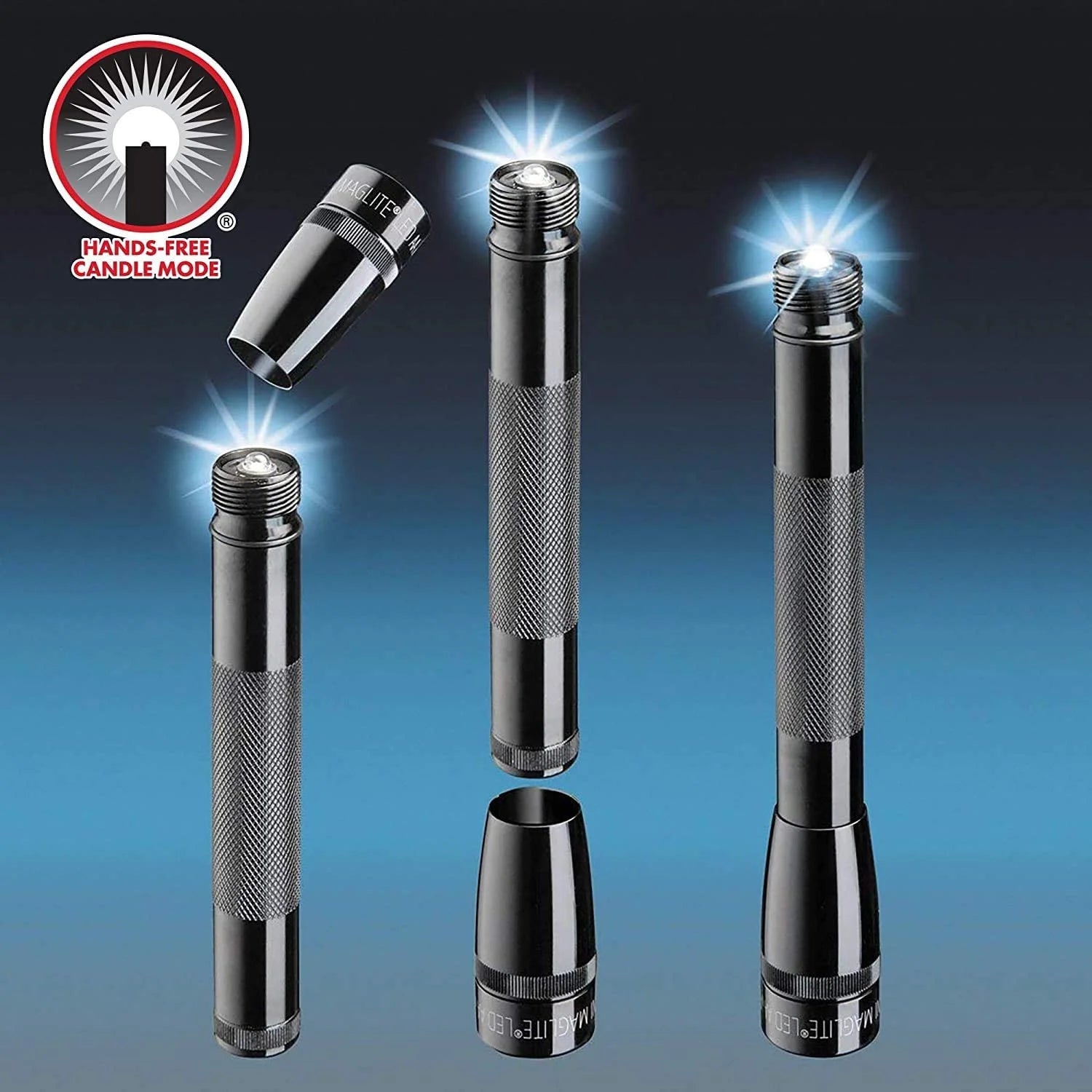 Mini LED 2-Cell AA Flashlight with Holster I136378