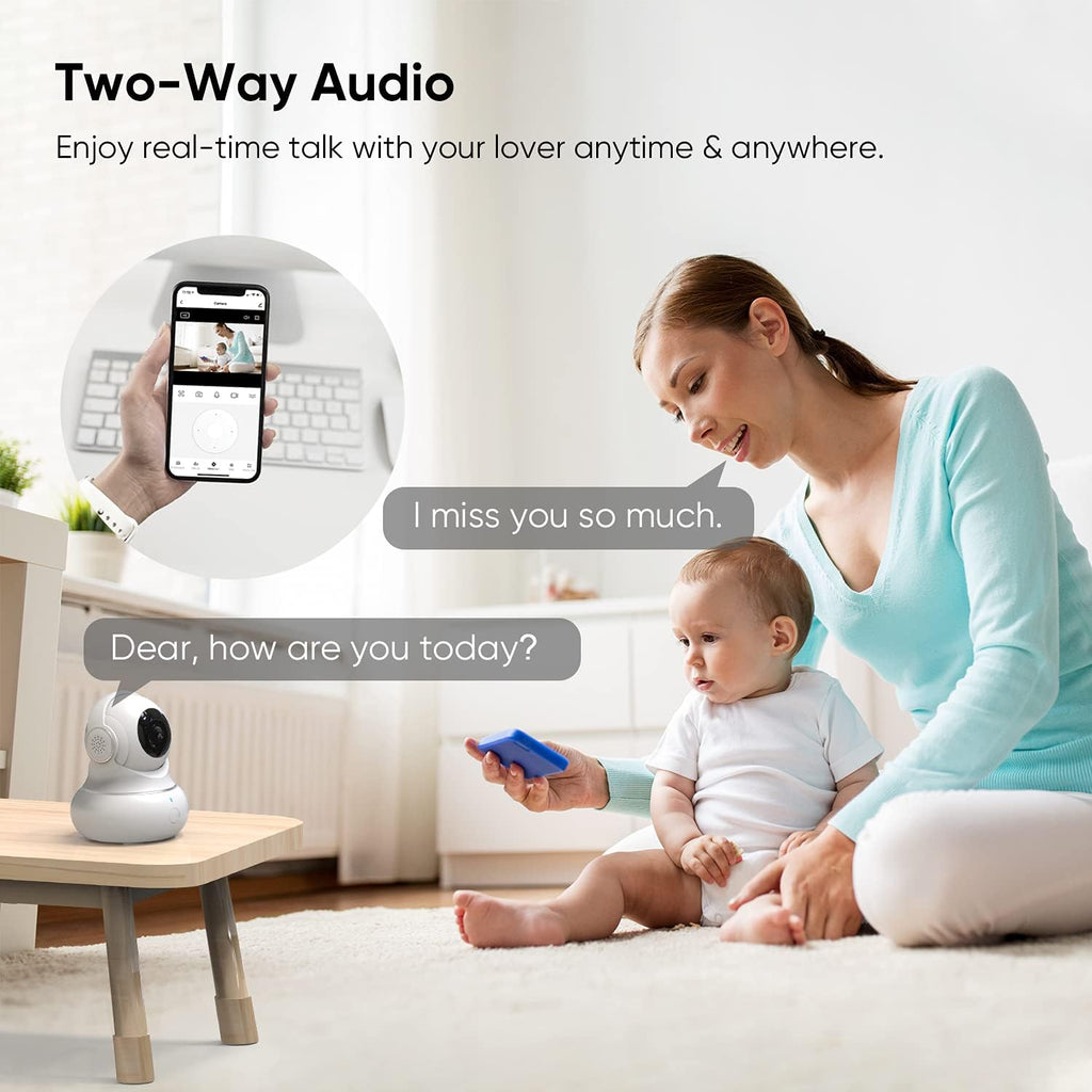 Indoor WiFi Security Camera with Auto Motion Tracking and Night Vision N8794