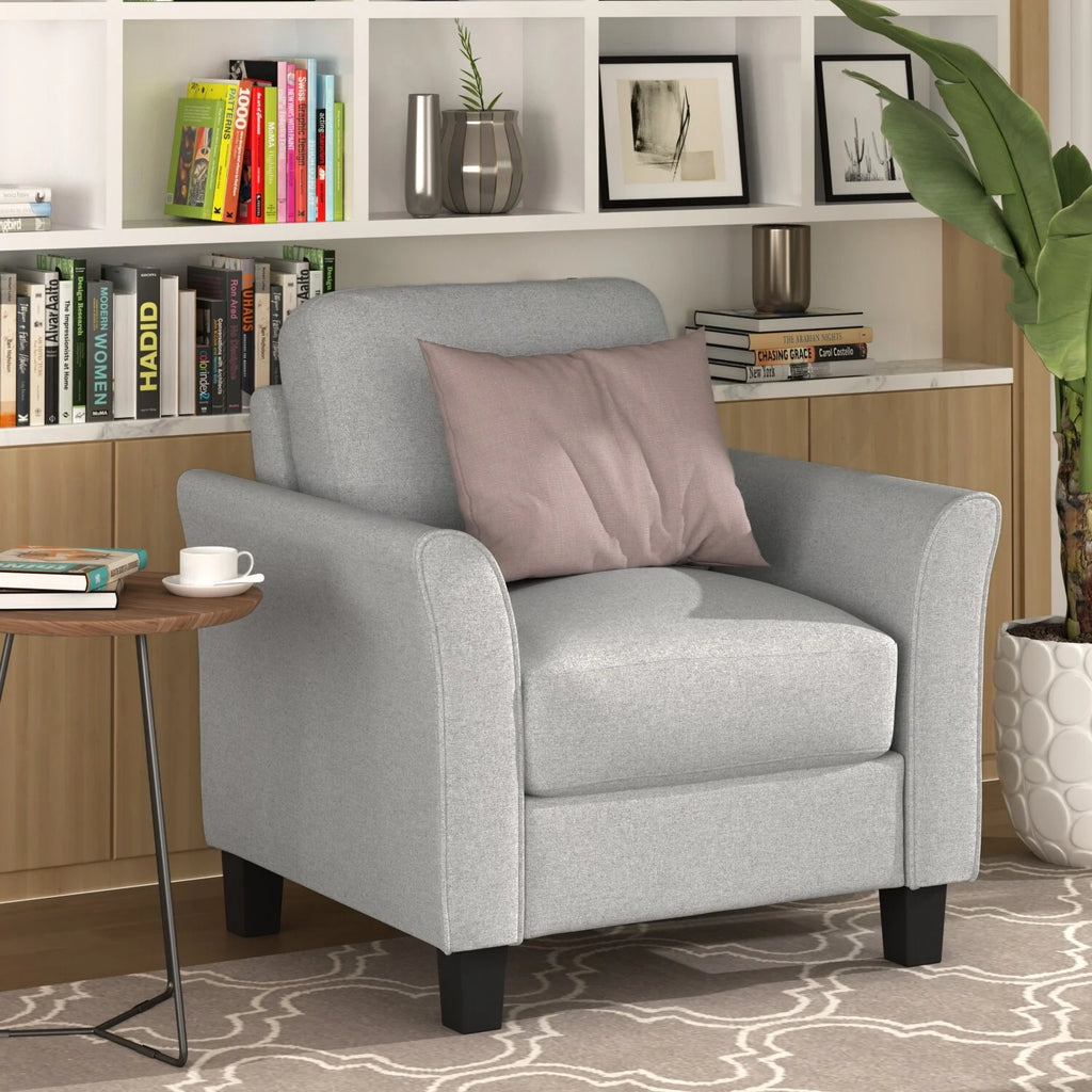 Grey 2-Piece Sofa Set D759