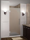Frosted Glass Frameless Hinged Shower Door Y887